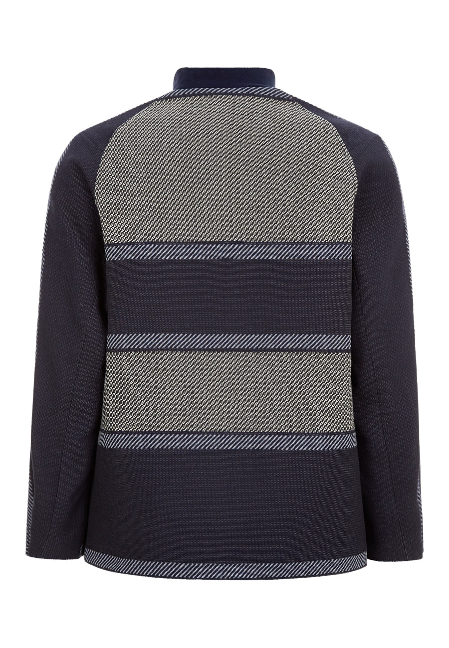 NAVY Blanket Stripe Jacket