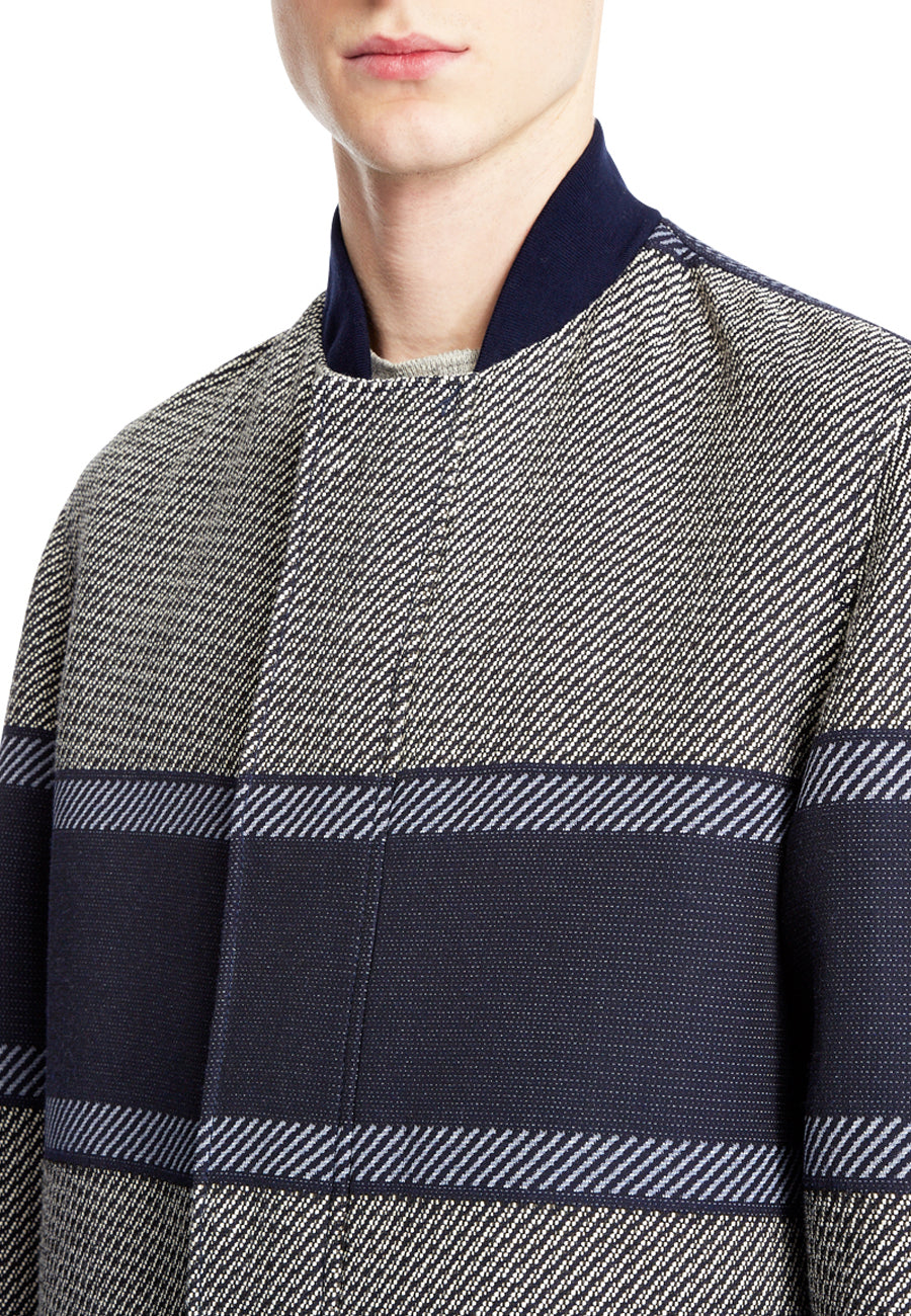 NAVY Blanket Stripe Jacket