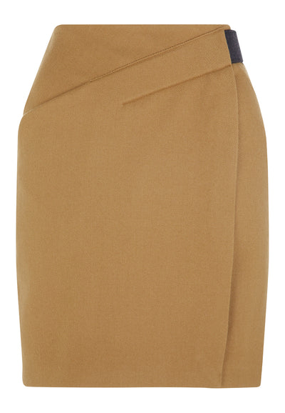 Camel Wrap Belt Skirt