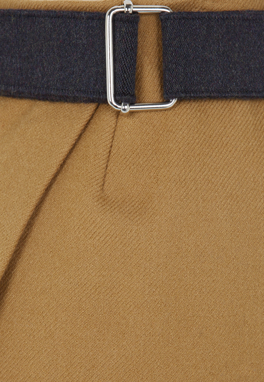 Camel Wrap Belt Skirt