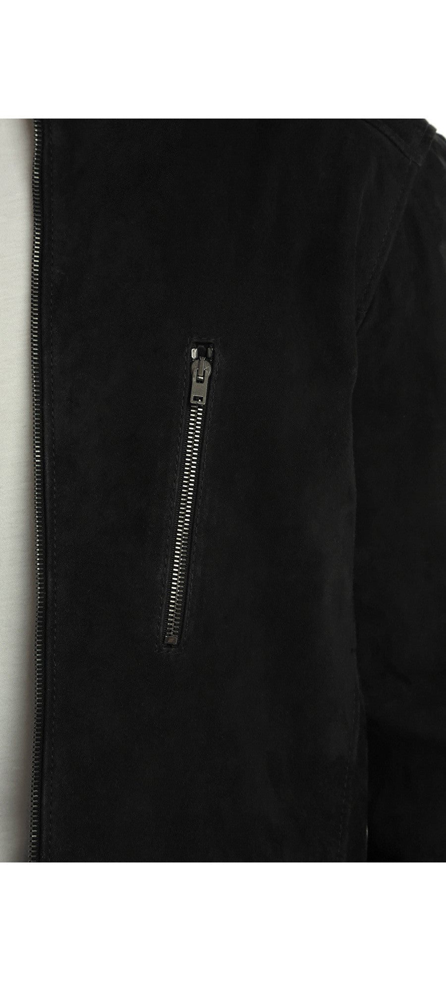 SUEDE NAVY PELIN JACKET