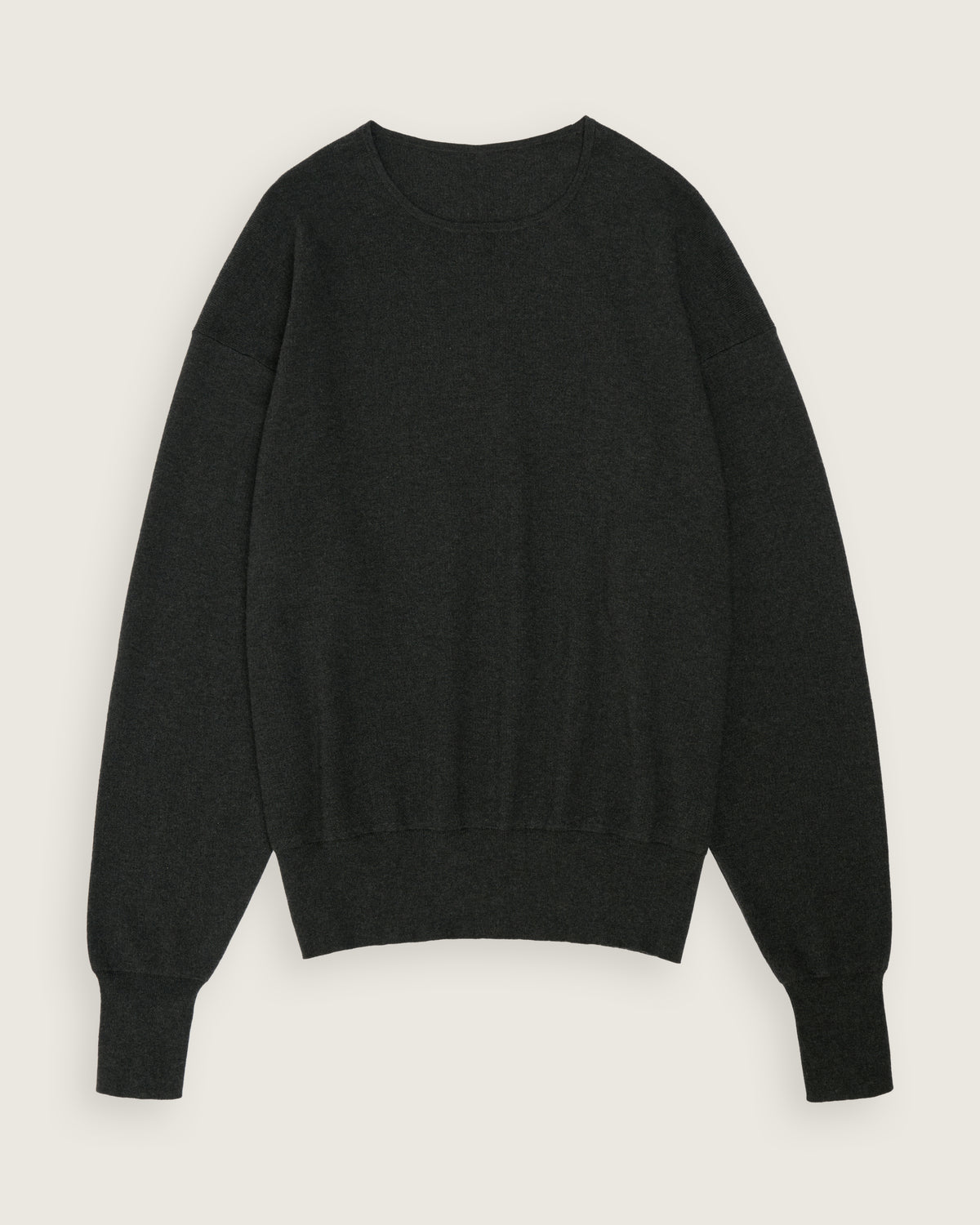 flat lay of the milano knitted sweatshirt