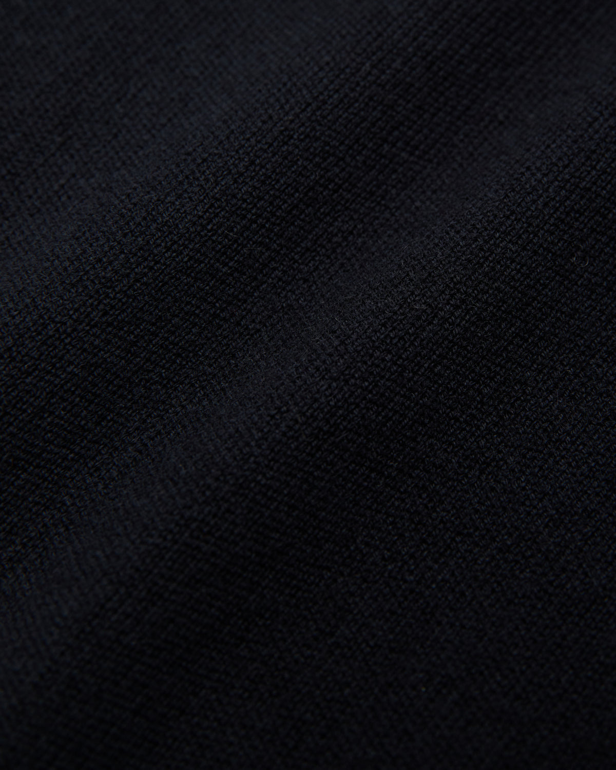 close-up of the indigo sweatshirt knit fabric