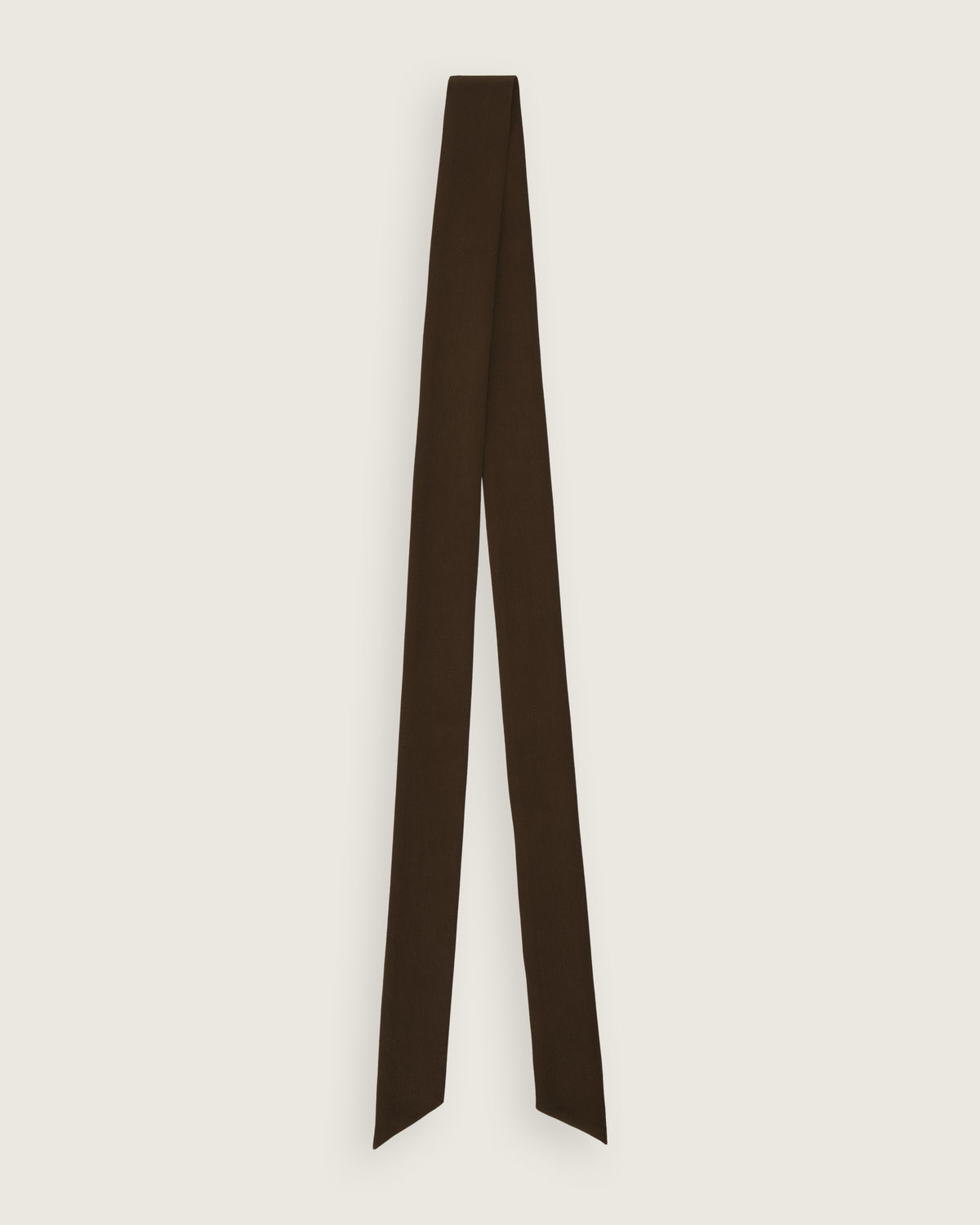 flat lay of the tie neck detail