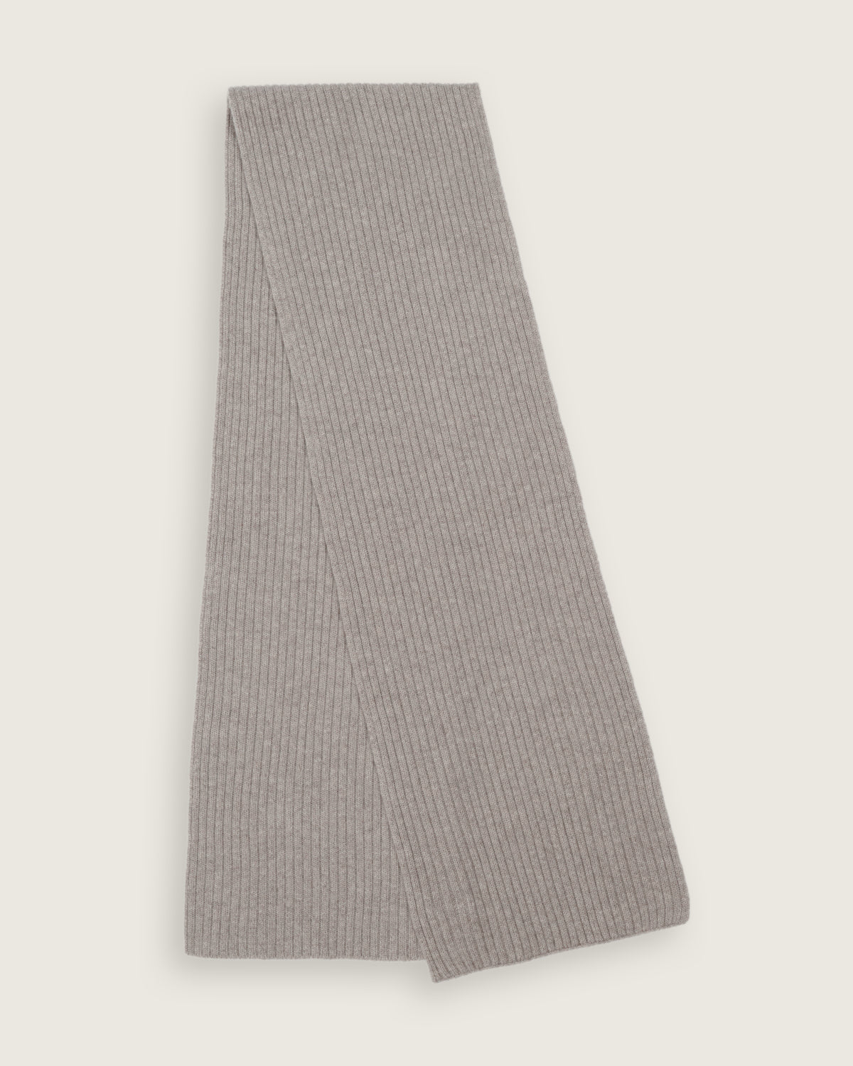 Cashmere Ribbed Scarf