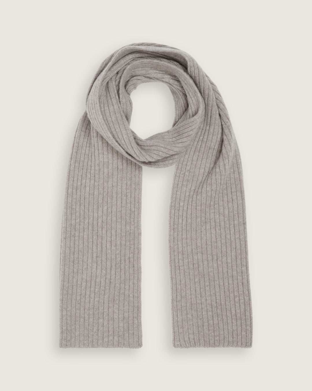 Cashmere Ribbed Scarf