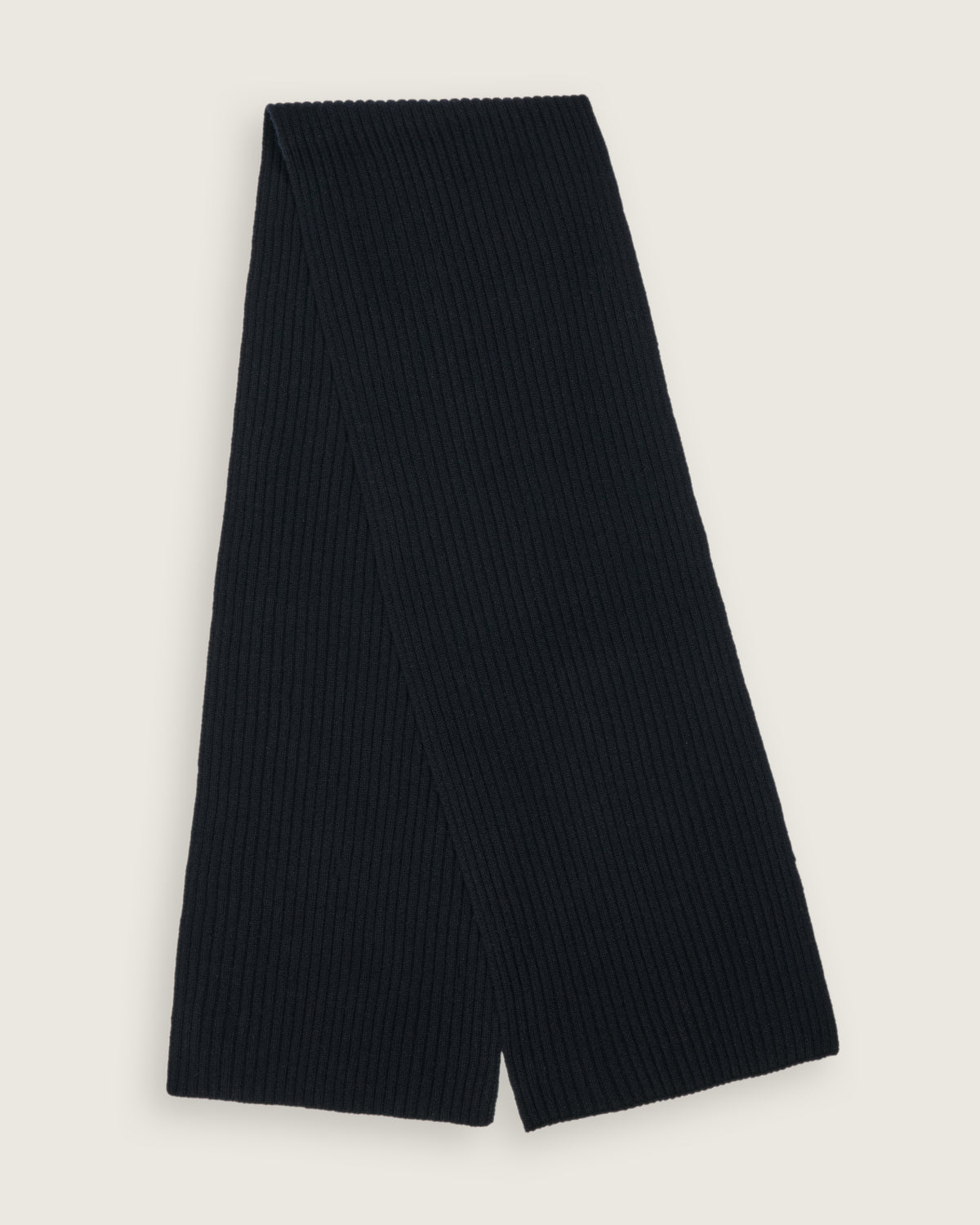 Cashmere Ribbed Scarf