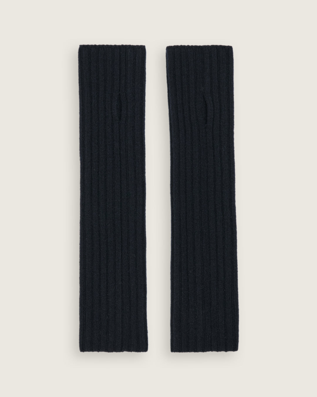Cashmere Ribbed Fingerless Glove