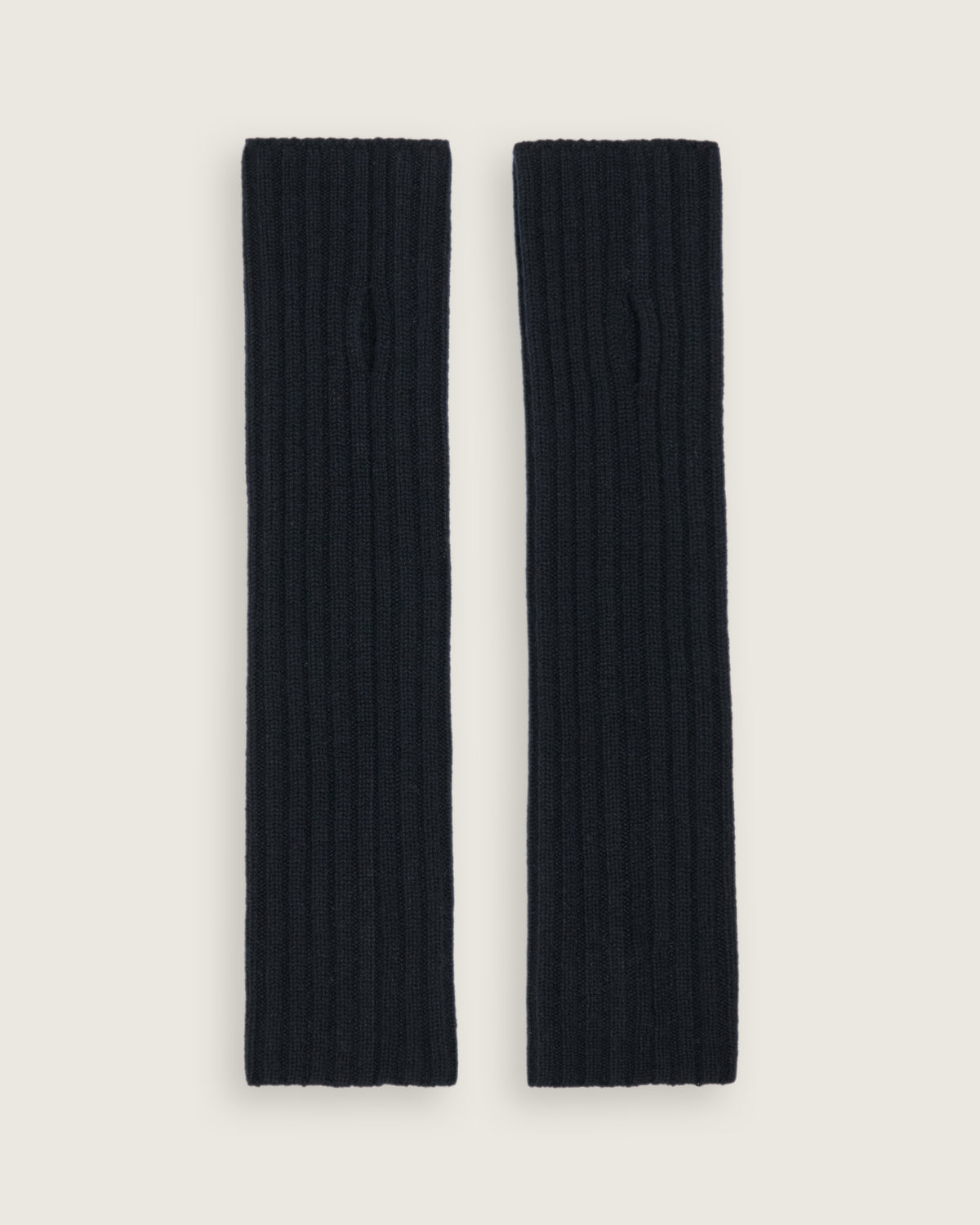 Cashmere Ribbed Fingerless Glove