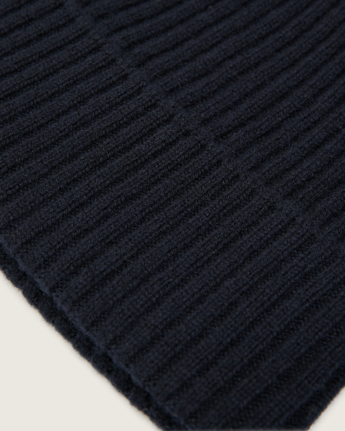 close-up of ribbed knit fabric texture