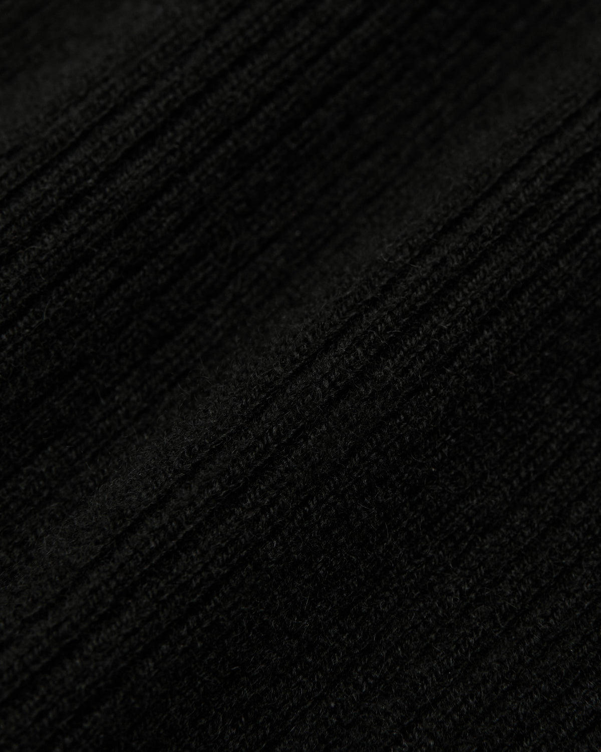 close-up of ribbed knit fabric texture