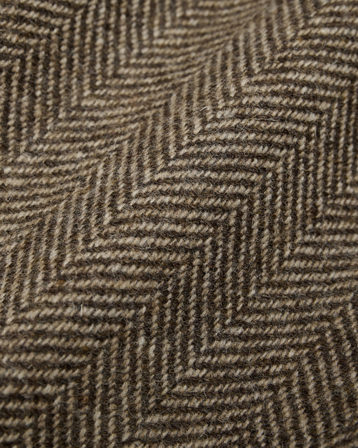 close-up of herringbone fabric texture
