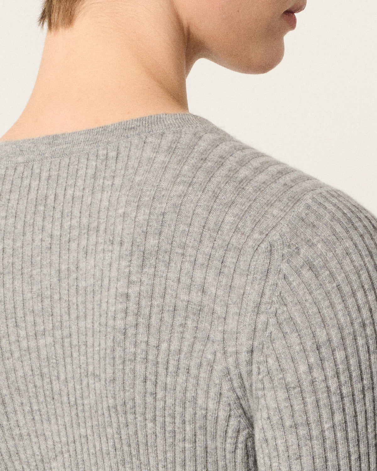 close-up of woman's back and shoulder