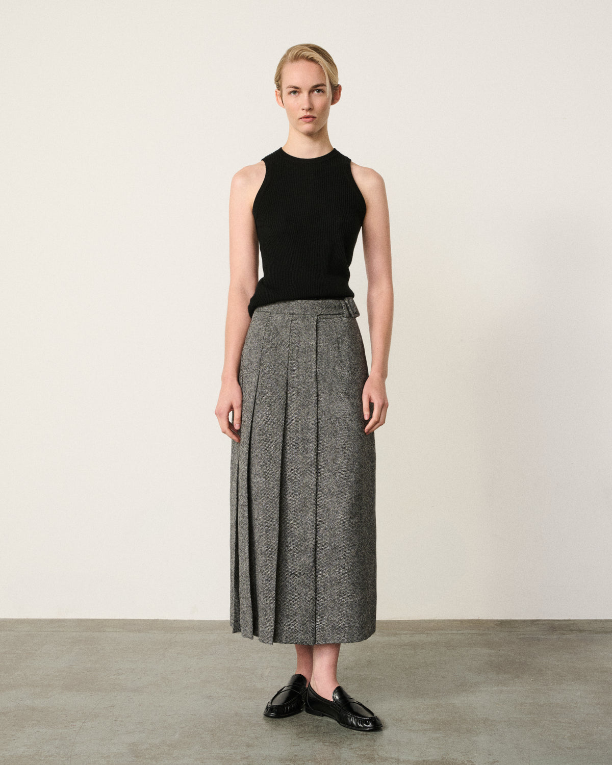 Wool-Cashmere Racer Vest