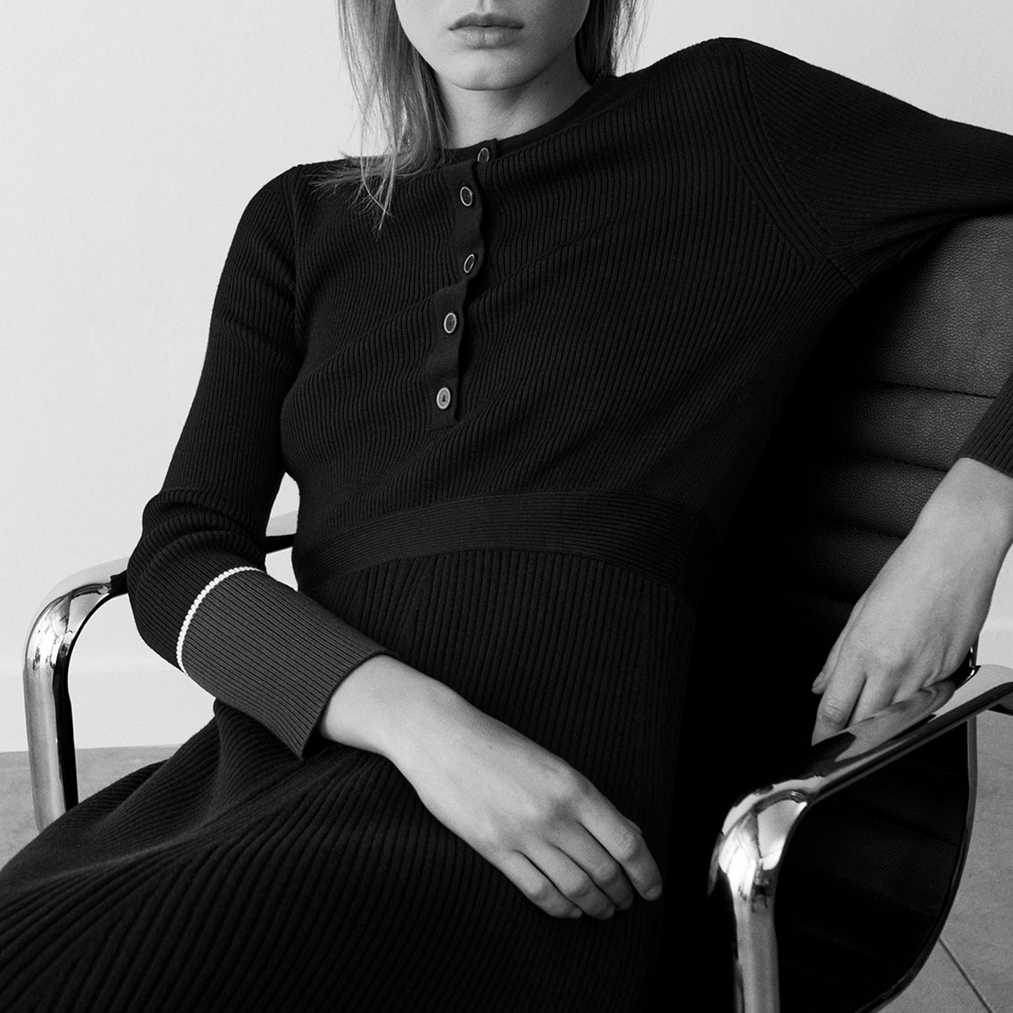 Grey Melange Kassi Double Face Wool Coat – Nicole Farhi