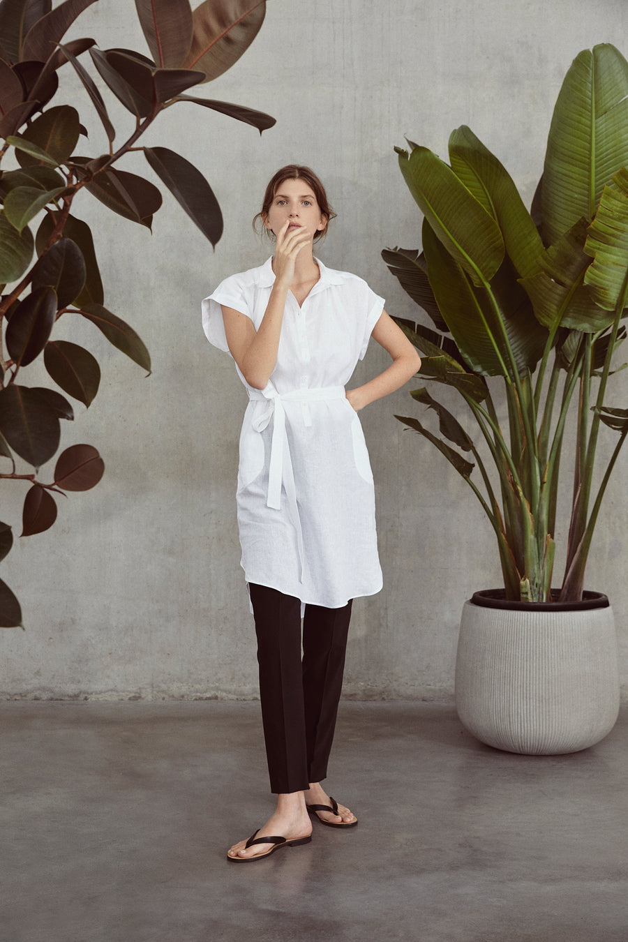 Nicole farhi shop linen dress