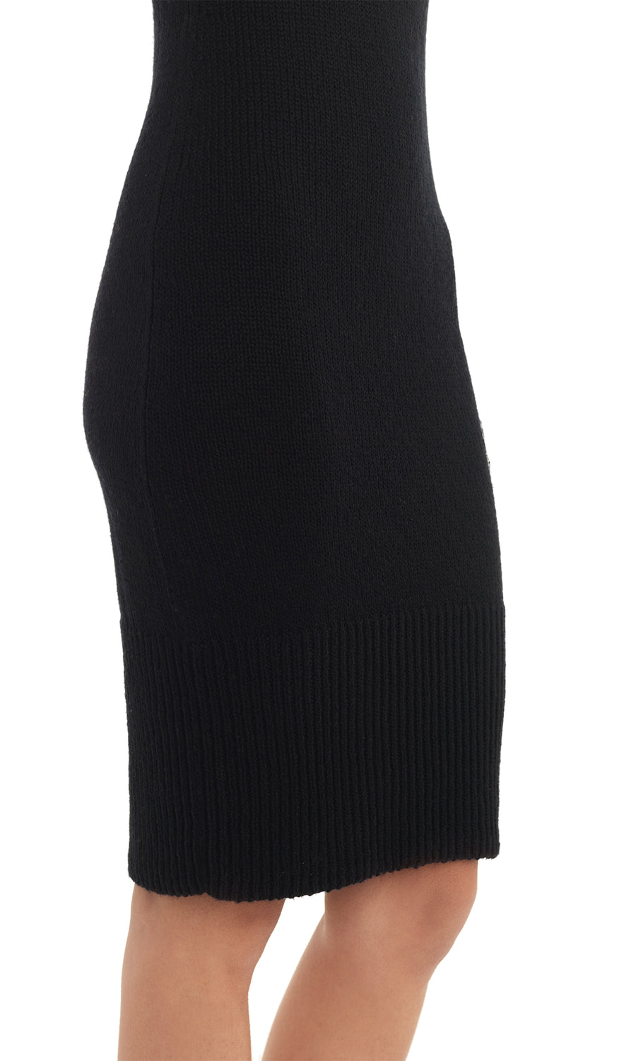 Black Knitted Casie Dress