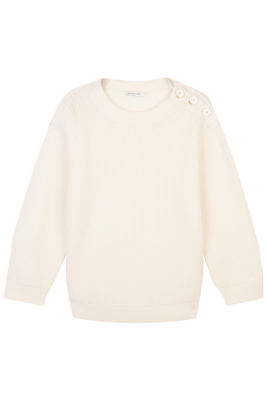 Bone Marisa Merino Shoulder Button Sweater