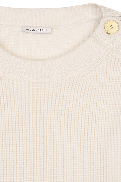 Bone Marisa Merino Shoulder Button Sweater