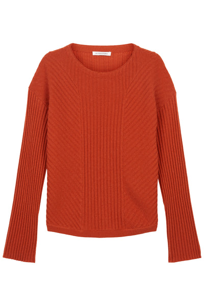 Spice Brigit Panelled Rib Cashmere Sweater