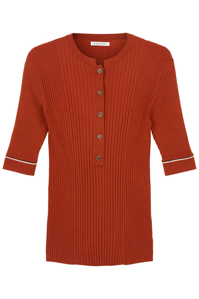 Spice Ellen Rib 3/4 Sleeve Knit