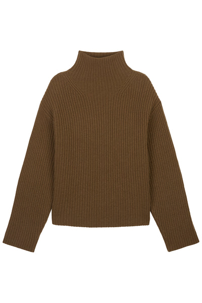 Americano Lydia Thick Rib Cashmere Knit