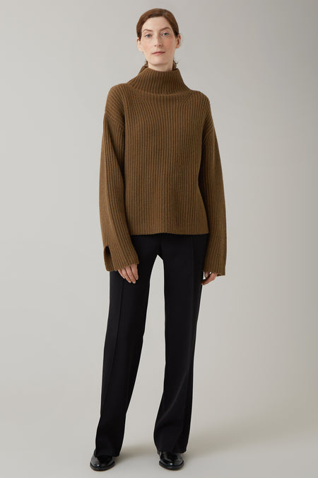 Americano Lydia Thick Rib Cashmere Knit