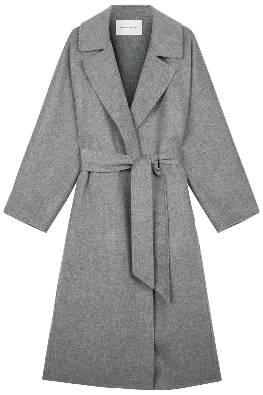 Grey Melange Kassi Double Face Wool Coat – Nicole Farhi