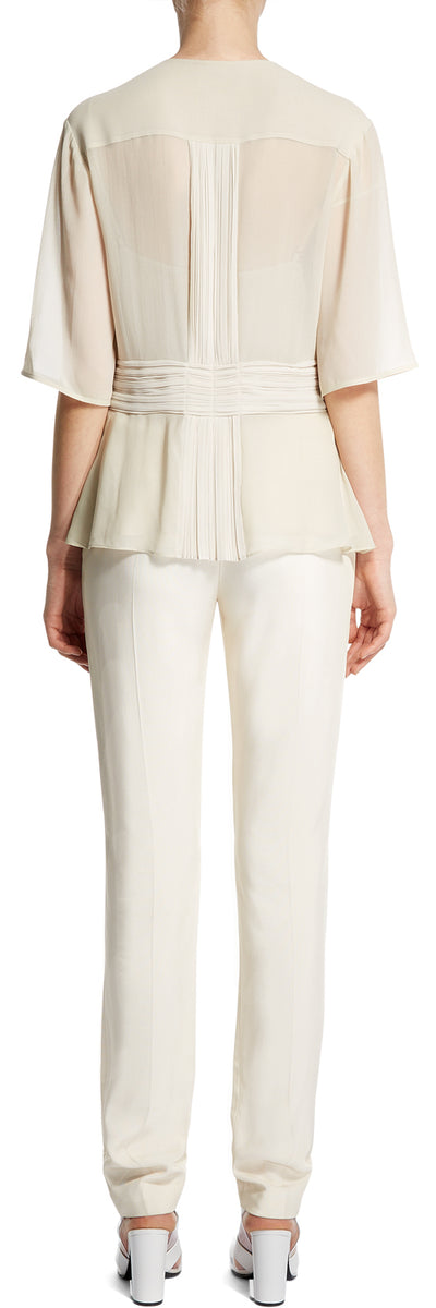 Pumice Plisse Pleat Blouse