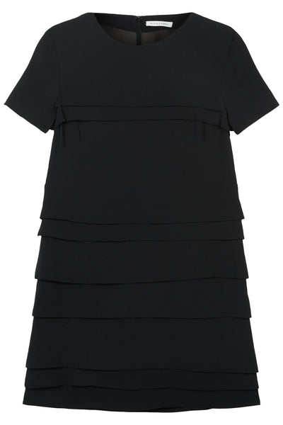 Black Dani Mini Layered Dress