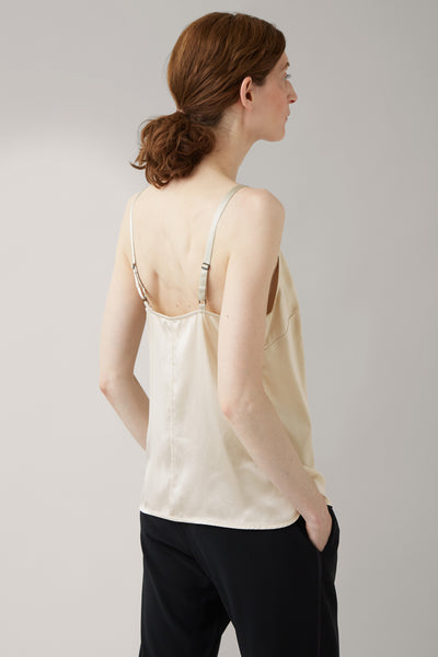 Dk Latte Lila Silk Lace Top