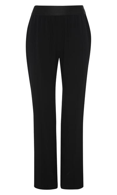 CARVER BLACK RELAXED TROUSER
