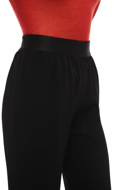 CARVER BLACK RELAXED TROUSER