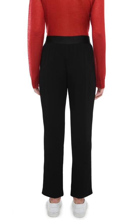 CARVER BLACK RELAXED TROUSER