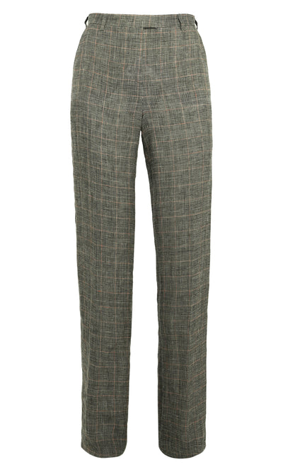 RAMSAY BLK/WHT LINEN TROUSER