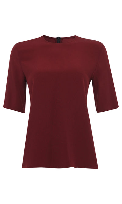 OTTO OXBLOOD TOP