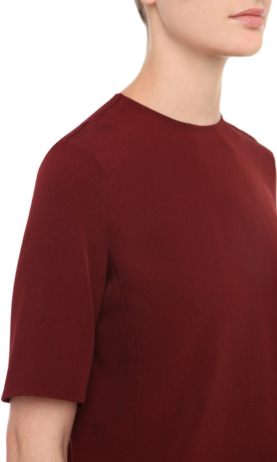 OTTO OXBLOOD TOP