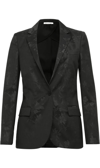 FLORAL JACQUARD BLAZER