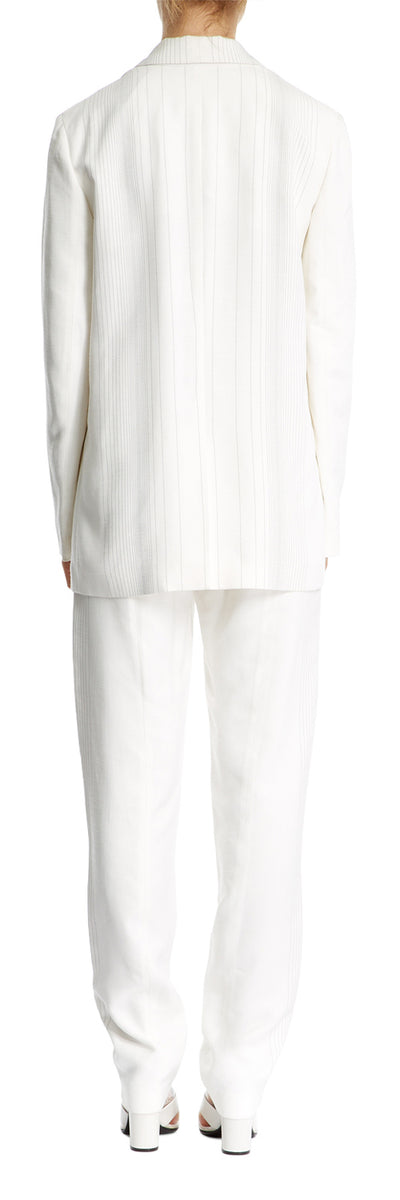 Ecru Shantung Trousers