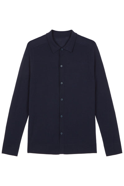 Navy Oliver Knit Shirt