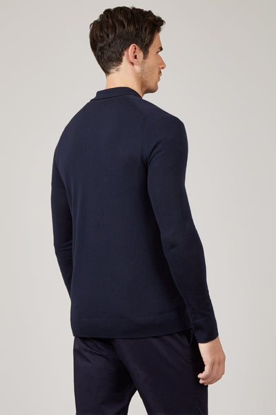 Navy Oliver Knit Shirt