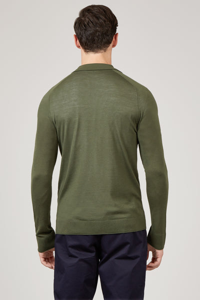 Pale Olive Oliver Knit Shirt