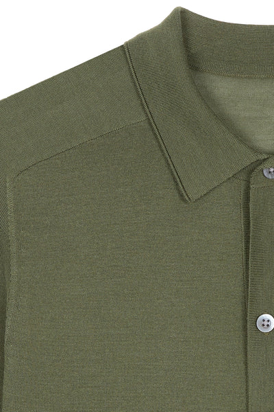 Pale Olive Oliver Knit Shirt