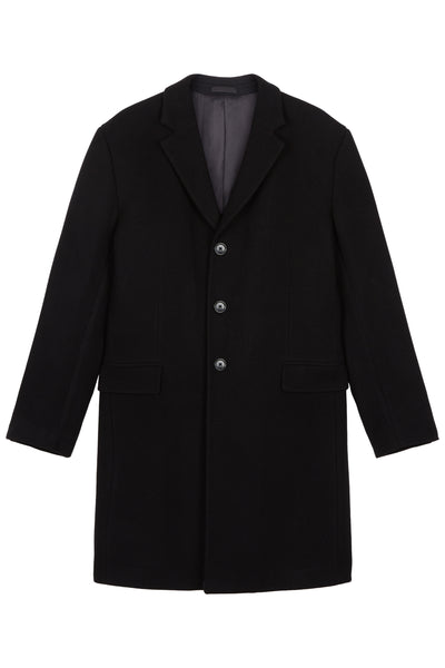 Black Paulin Tailored Coat