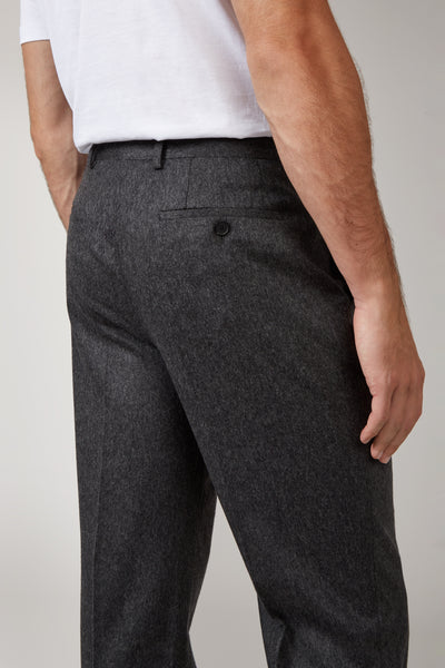 Charcoal Perri Flannel Trouser