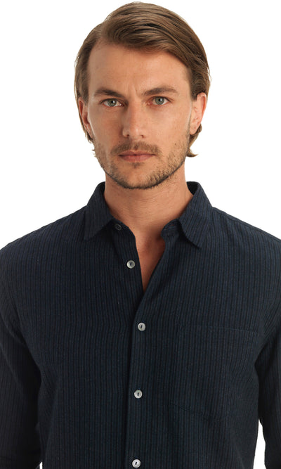 Sky/brown Jones shirt