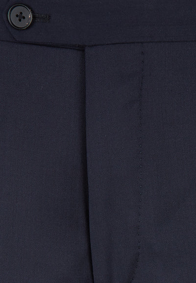 WOOL FLAT FRONT TUXEDO TROUSER