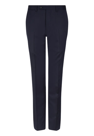 WOOL FLAT FRONT TUXEDO TROUSER