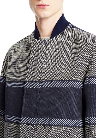 NAVY Blanket Stripe Jacket
