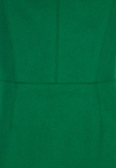 Green Melton Dress